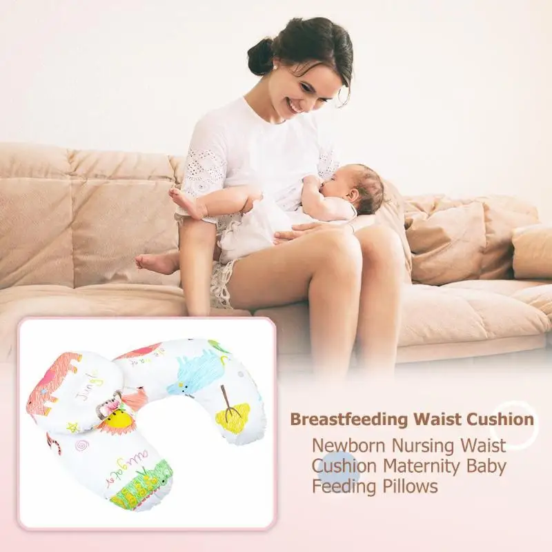 2pcs/set Baby Room Decor Pillows Adjustable Newborn Nursing Cotton Feeding Waist Cushion Maternity Baby Breastfeeding