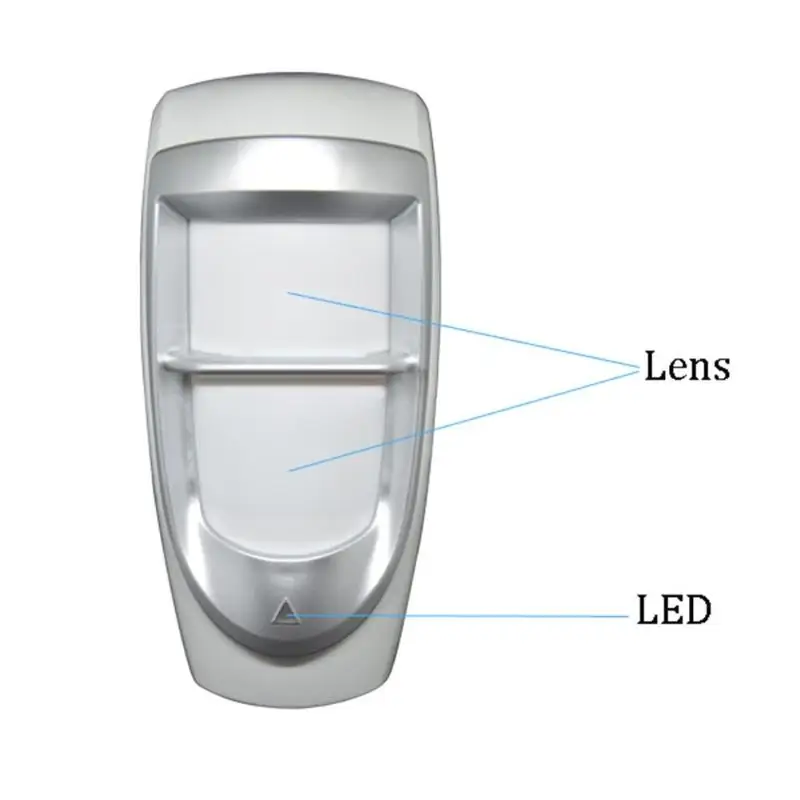 DG85 12VDC Открытый водонепроницаемый Проводной инфракрасный датчик движения двойной извещатель сигнализация парадокс Домашняя безопасность ПЭТ