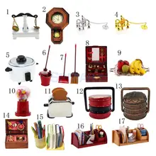 1:12 Кукольный домик, миниатюрная мебель для гостиной, кухни, спальни, аксессуары, машина для конфет, детская игрушка, мебель для кукол