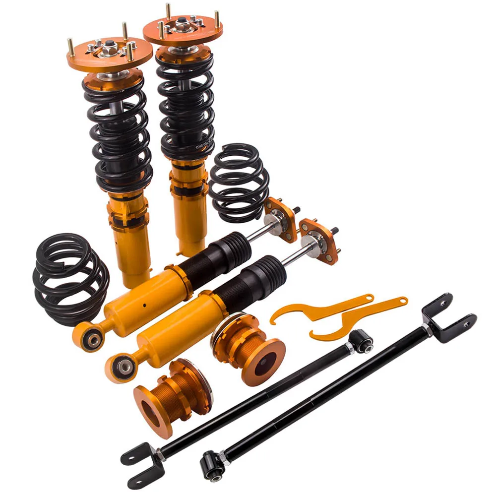 Амортизационные стойки Coilover для BMW E46 3 серии 323i 328i 330i M3 318i 320i Adj снижающий рост комплект+ контроль рук ударов