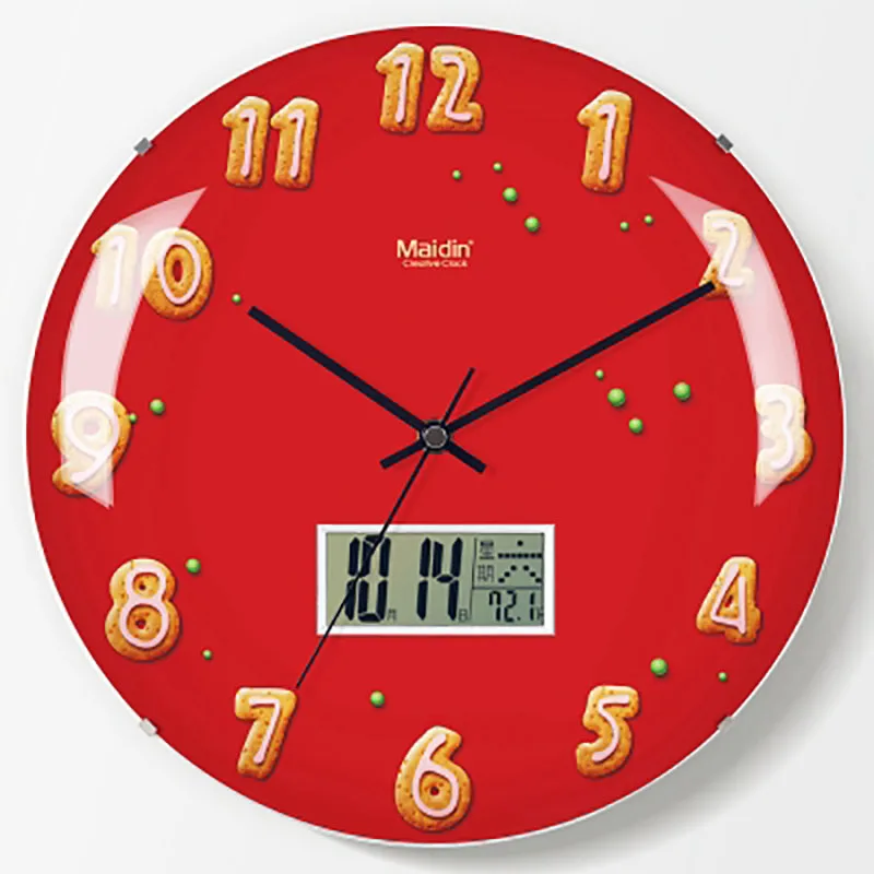 

Digital Red Living Room Wall Clock Lcd Creative Fashion Large Decorative Wall Clocks Silent Best Selling 2019 Products clocks