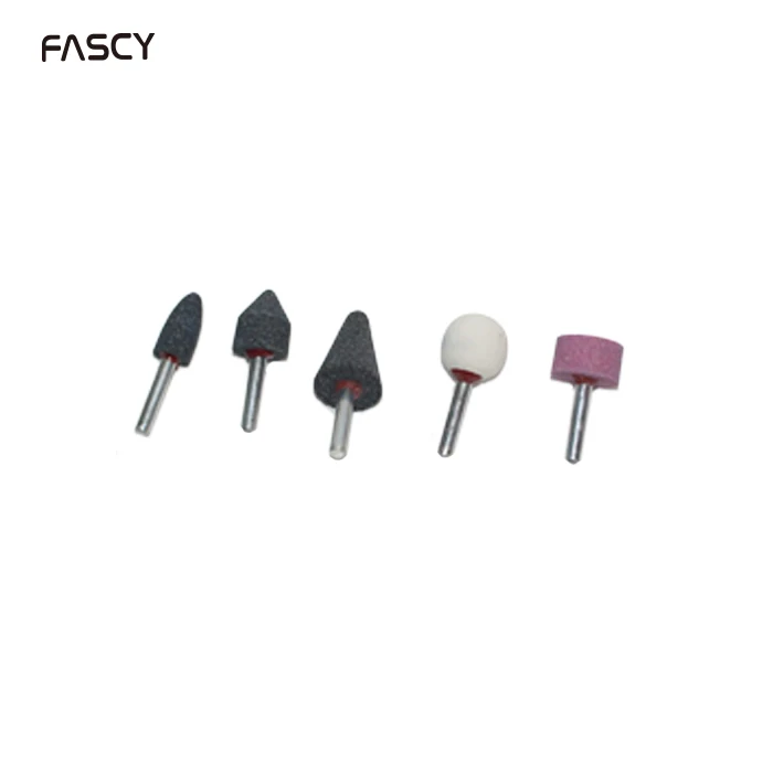 5pcs Mounted Stone Point Abrasive Grinding Wheels Bit Set for Dremel Rotary Tools 6mm Dia Shank 5pcs Mounted Stone Point Abrasive Grinding Wheels Bit Set for Dremel Rotary Tools 6mm Dia Shank