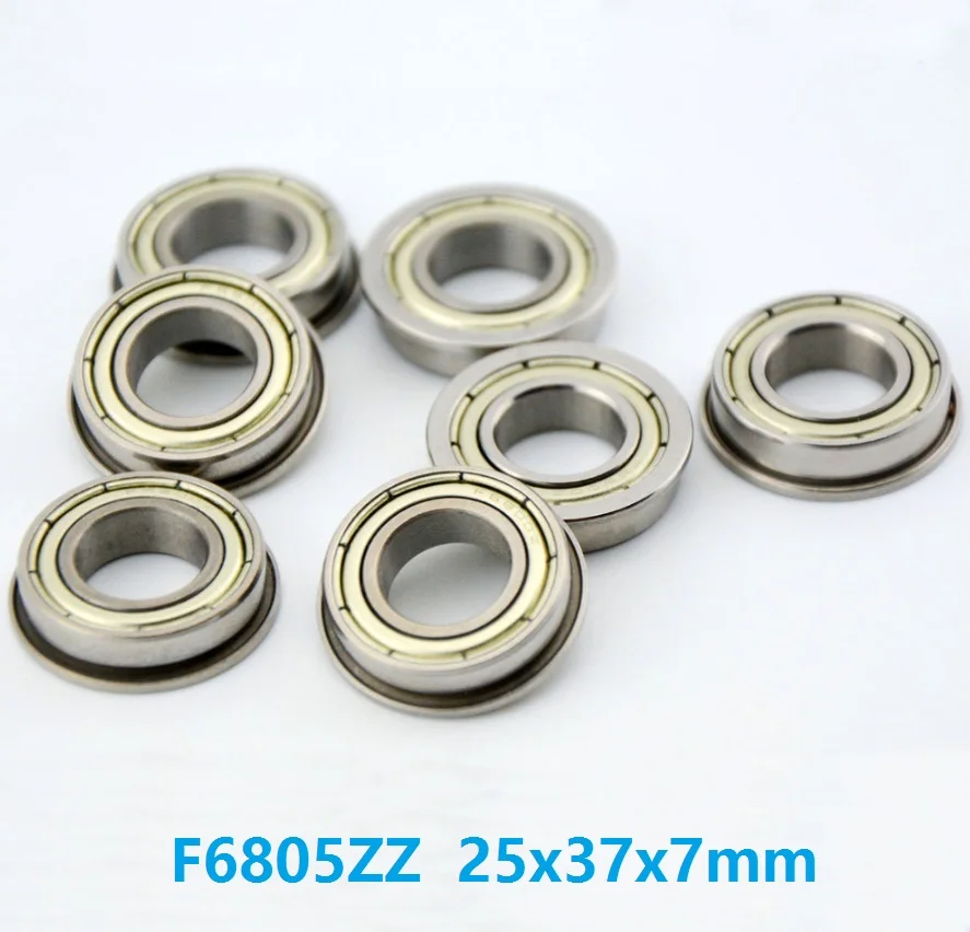 F6805ZZ F6805Z F6805 ZZ Z 25x37x7 мм фланцевый шарикоподшипник с глубоким желобом двойной