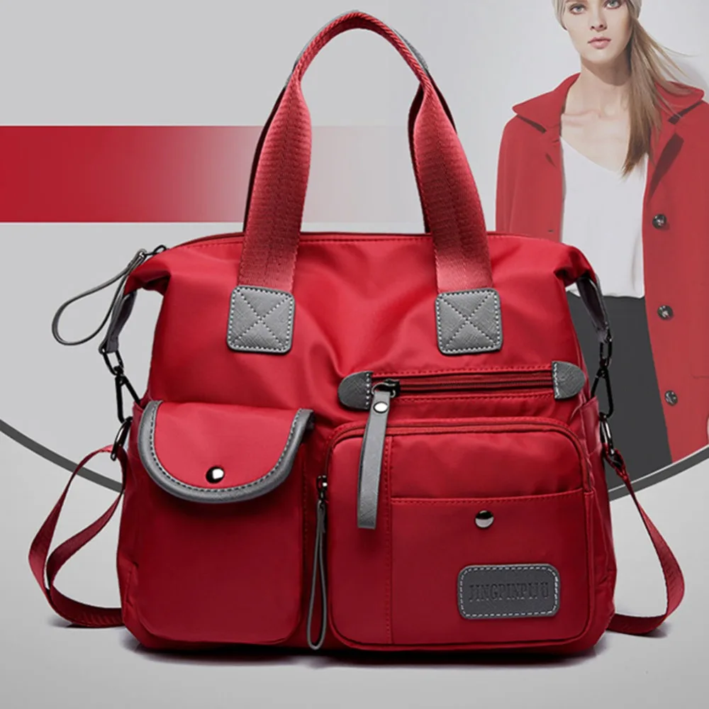 متعددة الاستخدامات النساء للماء حقيبة نايلون حمل أزياء رسول Crossbody حقائب للنساء الأعلى مقبض الكتف محفظة السفر حقيبة متعددة الاستخدامات النساء للماء حقيبة نايلون حمل أزياء رسول Crossbody حقائب للنساء الأعلى مقبض الكتف محفظة السفر حقيبة