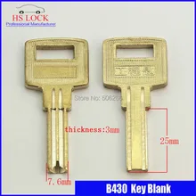 B430 дом дверь заготовки ключей Слесарь Поставки пустые ключи