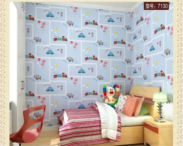 Beibehang vliesbehang kinderkamer cartoon auto jongen slaapkamer ... Beibehang vliesbehang kinderkamer cartoon auto jongen slaapkamer ...