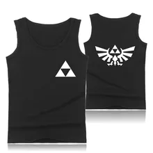 Легенда о Зельде Мода Лето майка для мужчин без рукавов рубашка и мужские Бодибилдинг летние жилеты 4XL