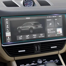 Car Styling Car Interior Center Console Panel Transparent Protective Film Invisible Sticker For Porsche Cayenne 2018 Accessories
