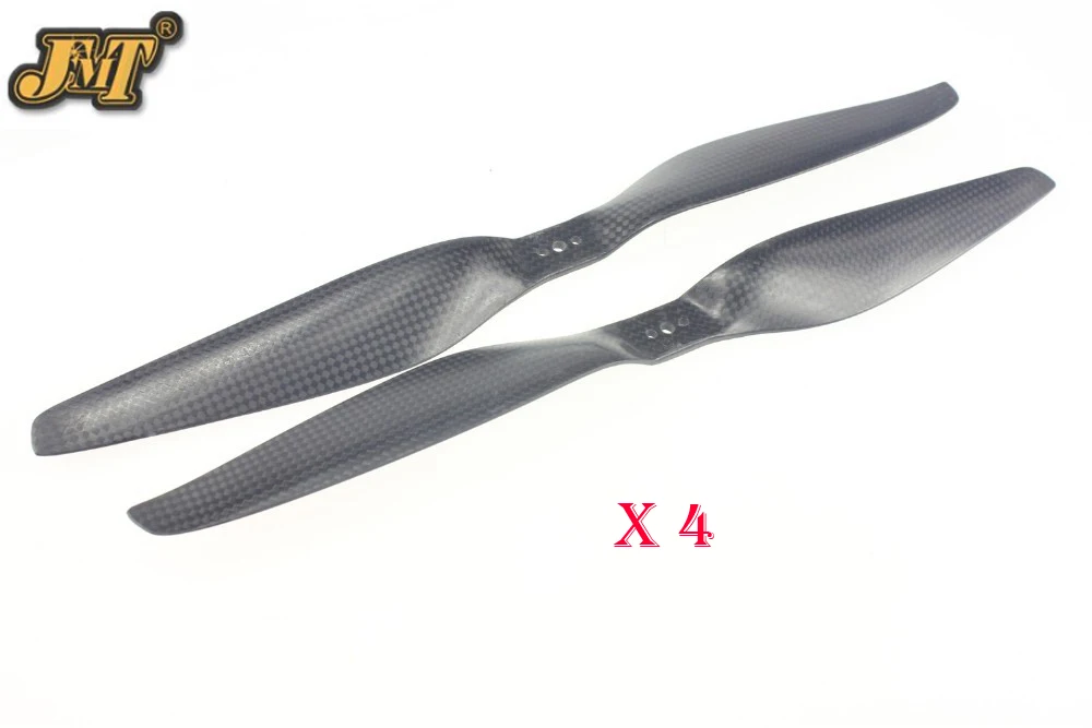

JMT 4 Pairs 13x5.5 T-Series Carbon Fiber Propeller CW CCW 1355 CF Prop for T-Motor Tarot FY680 FY690S Quad FPV MultiRotor