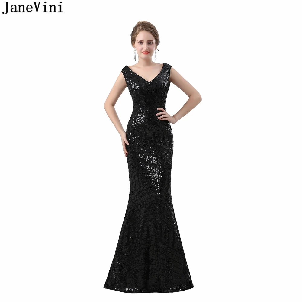 black sequin mother of the bride dress