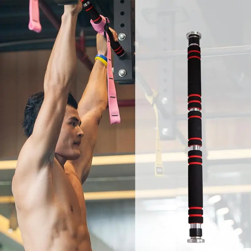 Door Horizontal Pull Up Bars With Anti Skid Rubber And Frosted Foam For Gym Workout