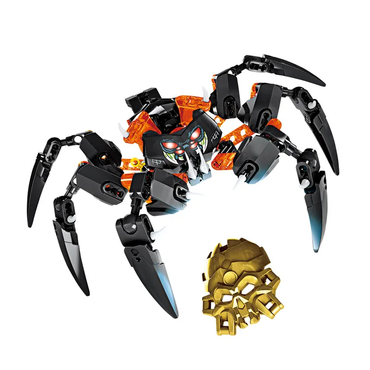Ksz 708-4 97pcs Bionicle Series Skeleton Spider King Model Building Blocks Bricks With Children Toys 70790 Ksz 708-4 97pcs Bionicle Series Skeleton Spider King Model Building Blocks Bricks With Children Toys 70790