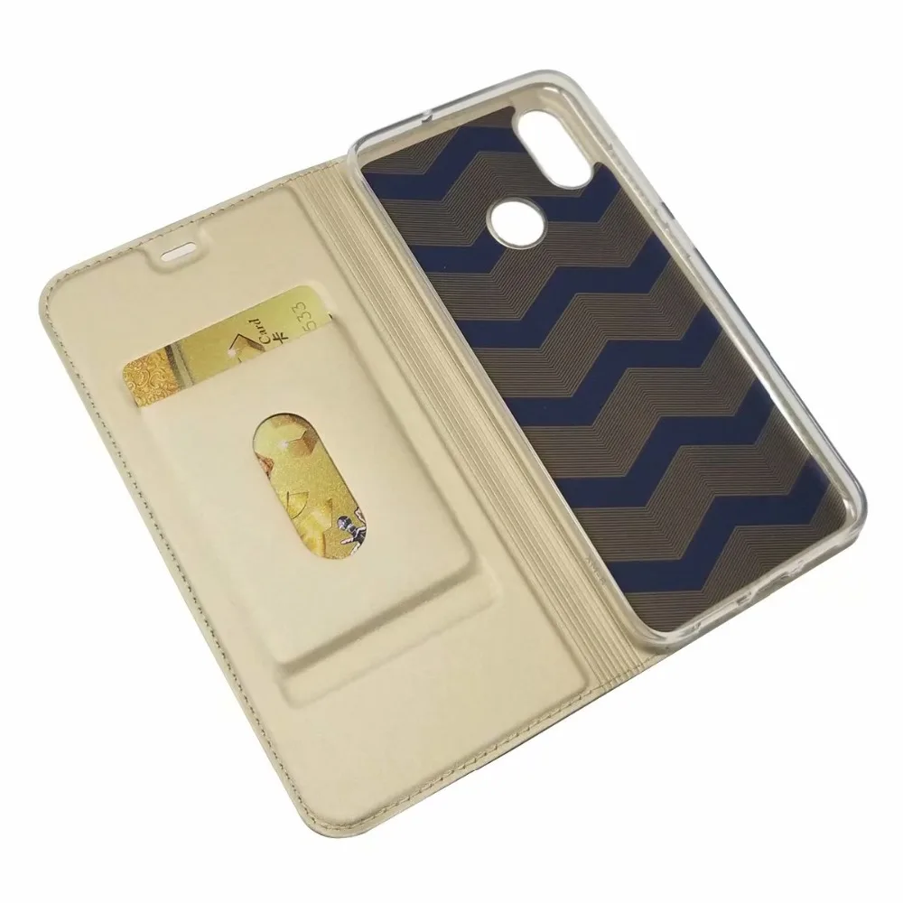 Кожаный чехол-кошелек для Asus Zenfone Max Pro M1 ZB601KL/ZB602KL с магнитной подставкой и отделением для карт, защитный чехол для телефона