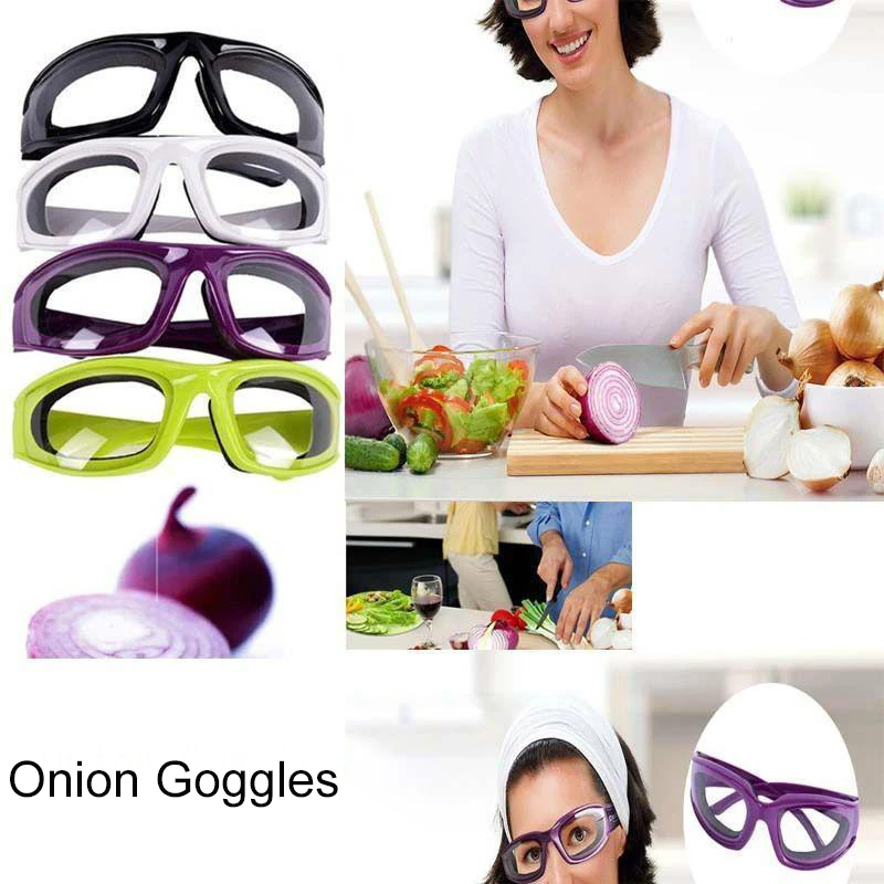 Безопасные безслезные кухонные очки для лука, очки для глаз, луковые разделочные разрывы, защитные кухонные инструменты для приготовления пищи