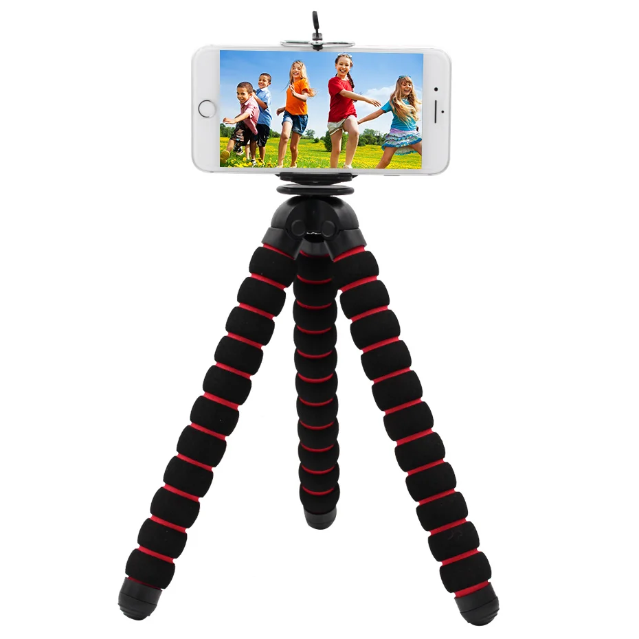 Octopus Camera Tripod Small Medium Large Gorillapod Sponge Accessories Tripe Mini Tripod Holder Bracket Phone Clip For Go Pro