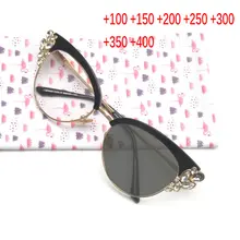 Высококачественные хрустальные модные очки для чтения женские солнцезащитные фотохромные складные очки для чтения серые линзы диоптрий очки для чтения NX