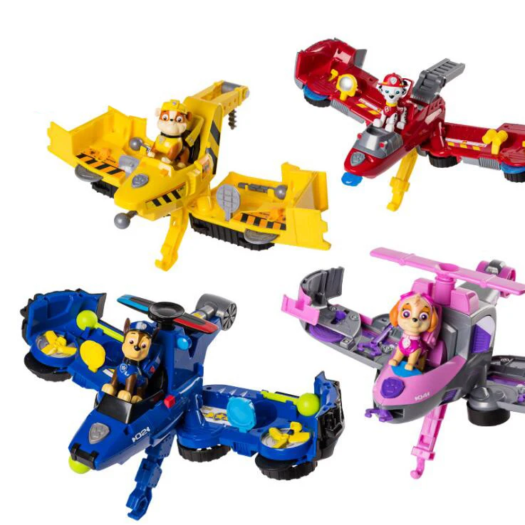 Kids Toys Paw Patrol Patrulla Canina Action Figures Airplane Car Toys 2 in 1 Toy For Boys Girls Zuma Ryder Vehicle Figurine Kids Toys Paw Patrol Patrulla Canina Action Figures Airplane Car Toys 2 in 1 Toy For Boys Girls Zuma Ryder Vehicle Figurine