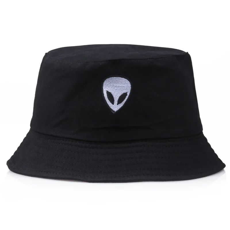 Корейская вышивка инопланетянина Рыбацкая шляпа для мужчин и женщин уличный тренд хип хоп кепки с плоским козырьком спортивная мода подчеркивающая индивидуальность Кепка