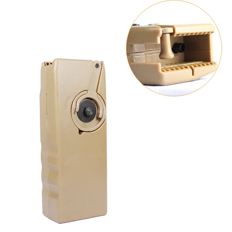  WoSporT Airsoft Paintball M4 BB Speed Loader 1000rd Rounds Plastic Hand Crank Military Quick Loader