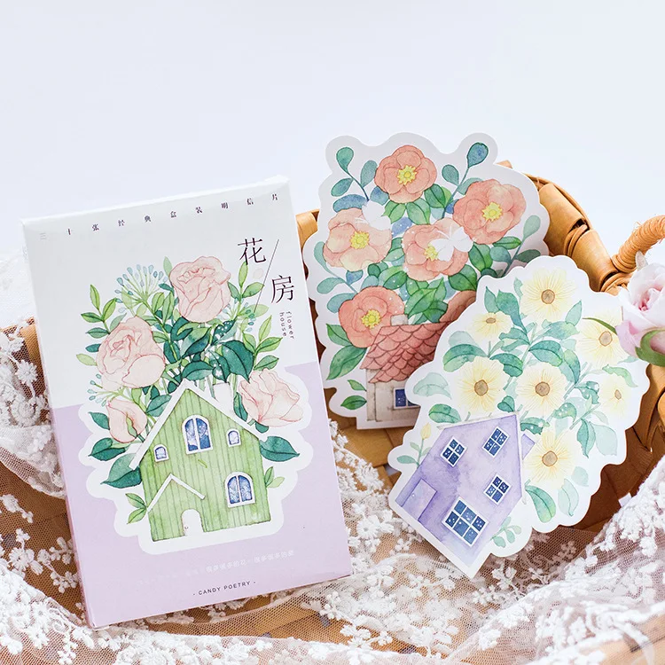 Нарисовать карандашами, набор открыток алиэкспресс