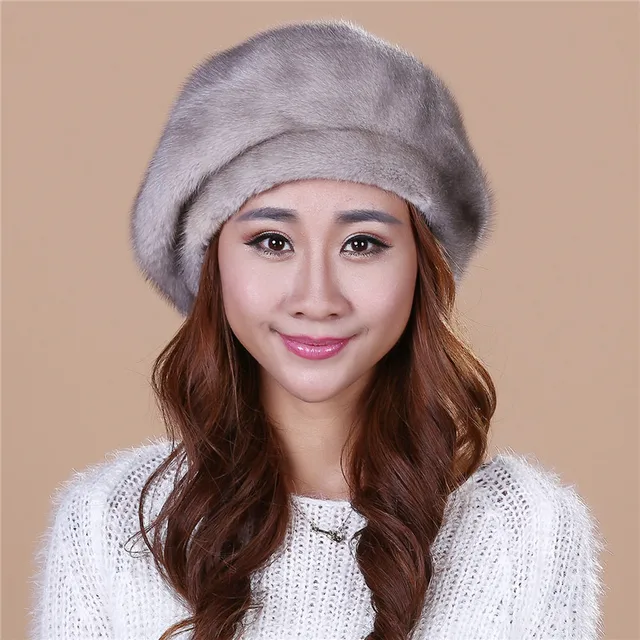 Cheap 2016 Discount Lady's the new mink fur mink hat knit cap children winter thickening warm winter hat free shipping/3color.#SD20