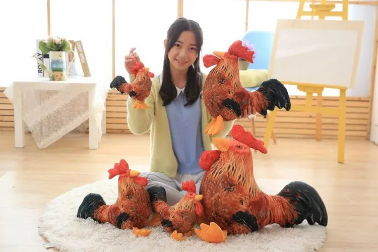 Stuffed Toys For Children Stuffing Large Girl Doll Cute Soft Toy Sleeping Home Pillow Stuffed Toy Chicken Cushion Cock Hen Chick