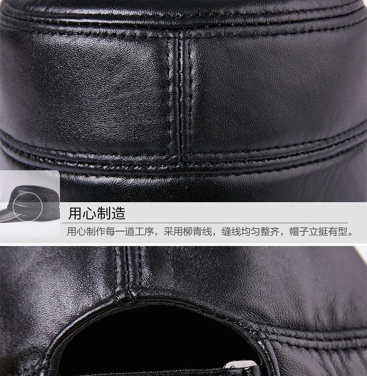 Натуральная воловья бейсбольная кепка мужская модная шляпа из натуральной кожи для взрослых новые мужские регулируемые шапки военные Gorros B-7198
