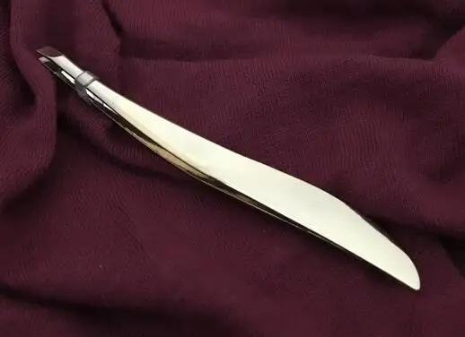 New Pro Pearl Gold Women Stainless Steel Hair Removal Eyebrow Tweezers Clip Beauty Makeup Tools | Красота и здоровье