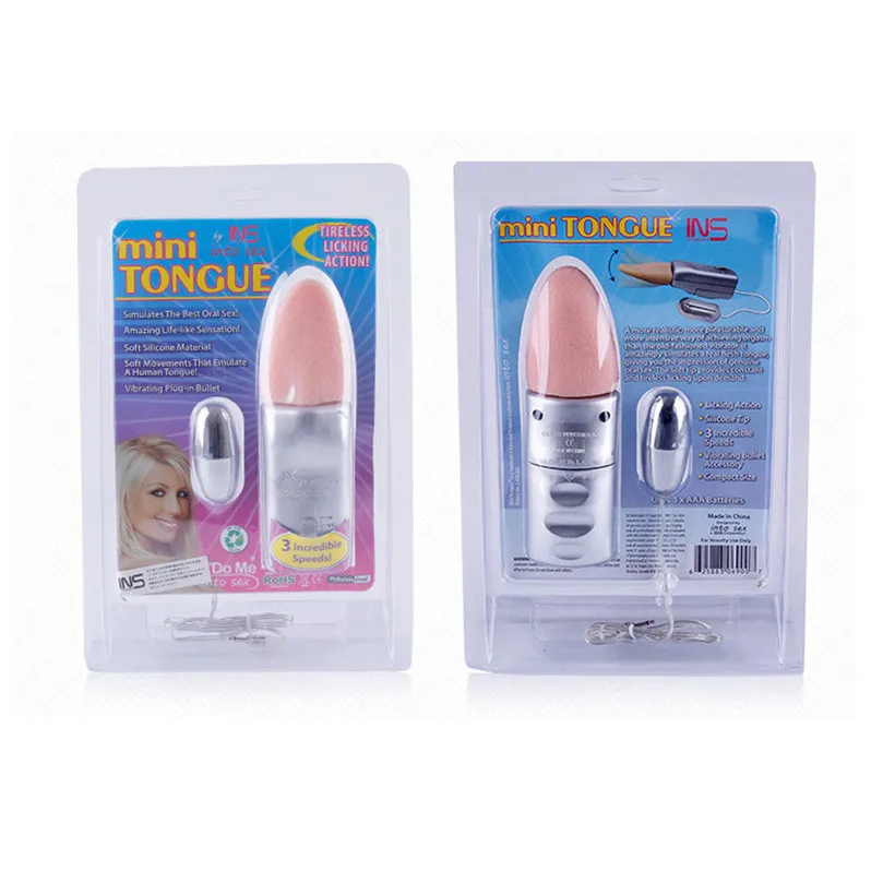 Wonderful Female Massager Electric Tongue 3-speed Tongue + Vibrate Bullet/Egg Sex Toy For Women Nov 11 3