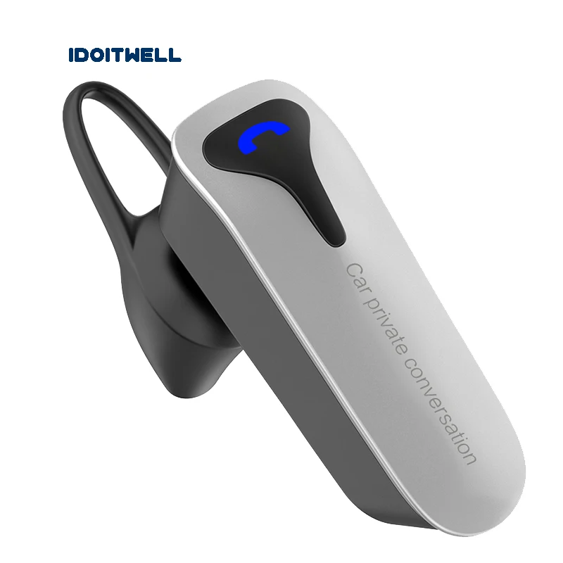 Car radio fm transmitter Bluetooth Earbud bluetooth car kit HD Wireless Headphone handsfree Car Headset with Mic for smart phone