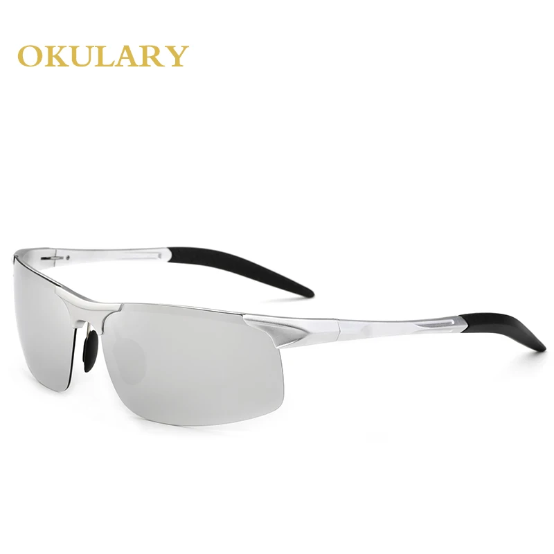 Мужские очки Polaroid Солнцезащитные очки 5 цветов пластиковая оправа солнцезащитные очки с бесплатной доставкой - Цвет линз: gray