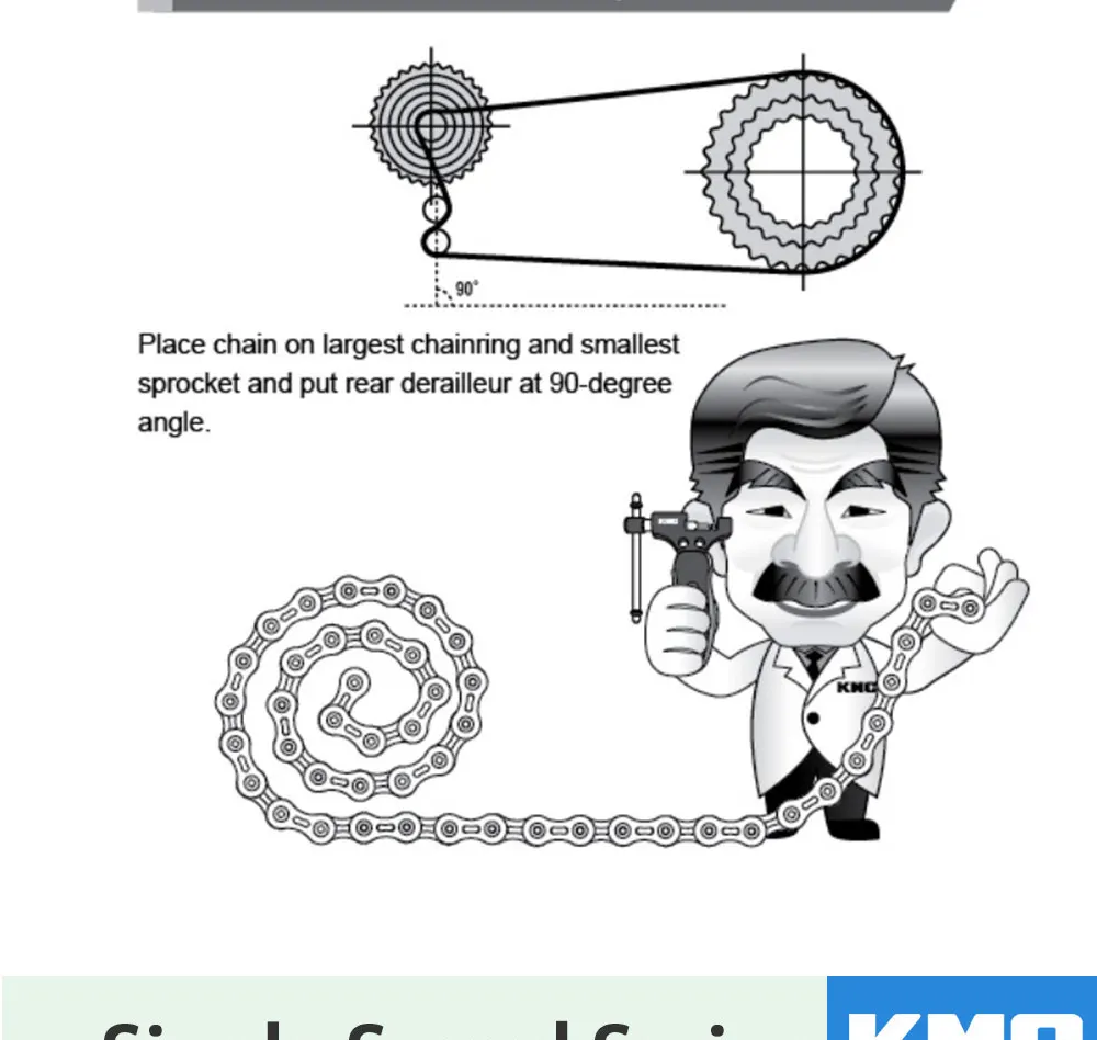 Sale KMC Z410 1/8 Single Speed Chain Fixed Gear bicycle Chain 112L Urban Leisure Bike Folding Bike Chain Multi-Color  Bike Chain 390g 11