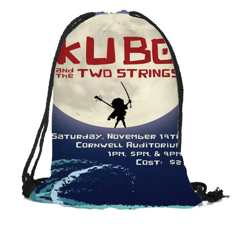 Kubo-mochila personalizada de dos cuerdas para hombre y mujer, morral de  viaje suave con cordón, mochilas escolares para niñas - AliExpress