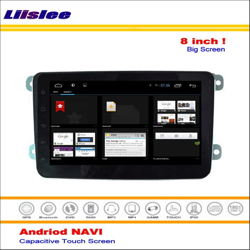 Excellent Car Android Media Navigation System For Volkswagen VW Jetta MK5 / A5 2005~2012 Radio Stereo Audio Video Multimedia No DVD Player 3