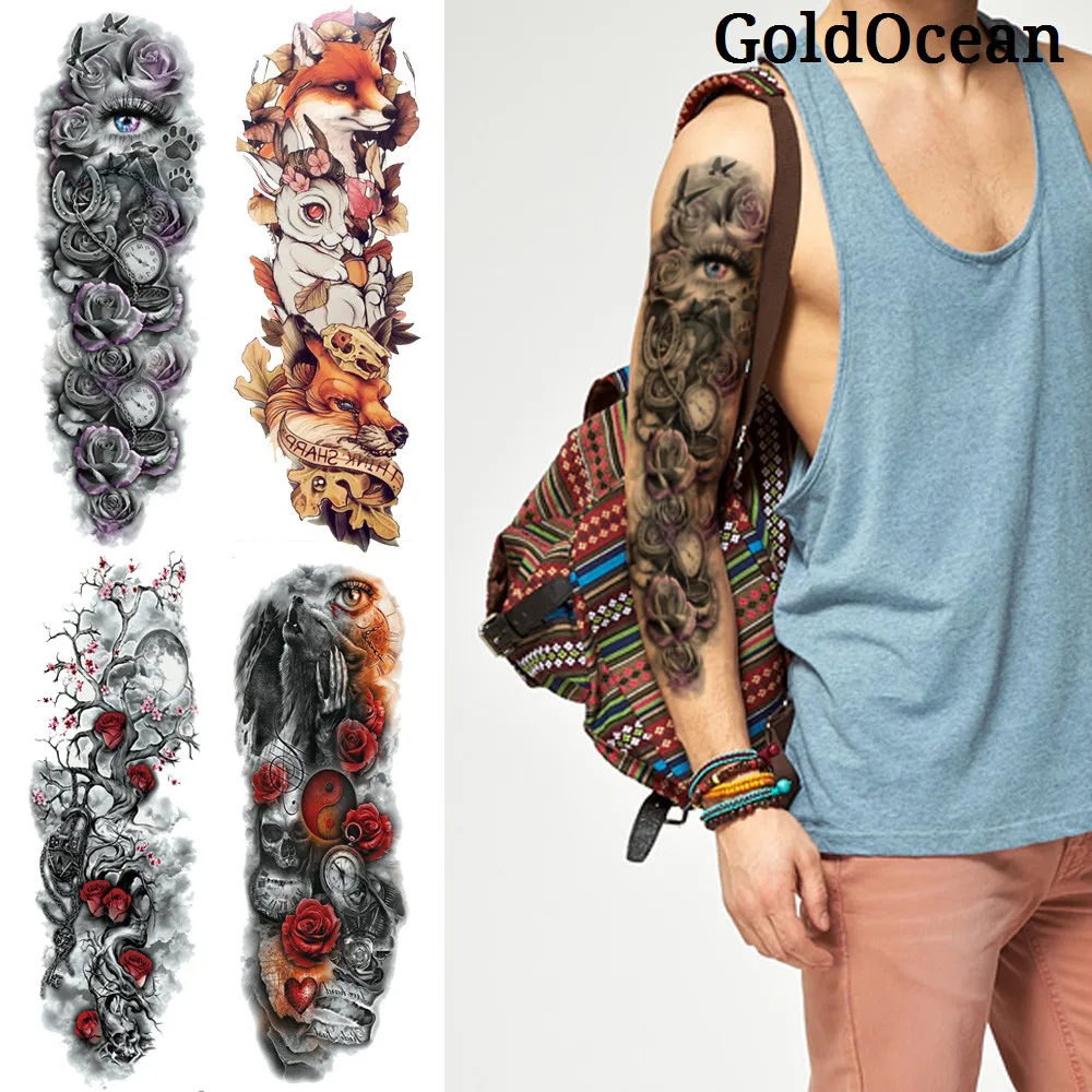 3D Наклейки для татуировок пиратский Компас мужчин и женщин|tattoo sticker|temporary tattoo