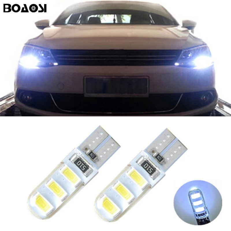 BOAOSI 2x T10 светодиодный 5630SMD Автомобильные стояночные огни Sidelight нет ошибок для VW POLO
