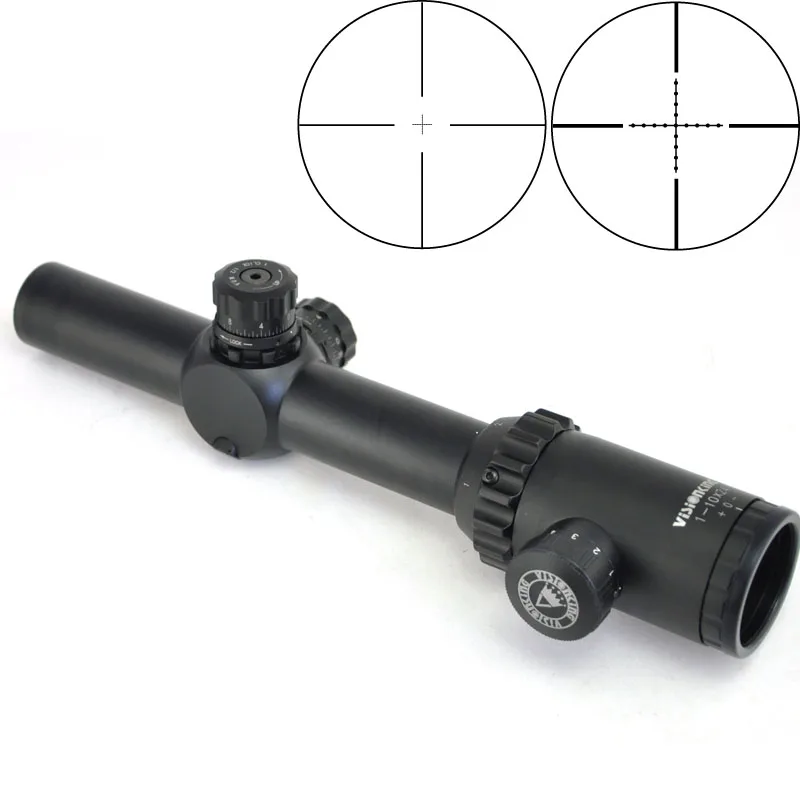 Оптический прицел Visionking 1 10x24 FFP высокомощный тактический для охотничьей винтовки