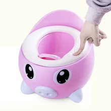 Portable Baby Pot Cute Toilet Seat Pot For Kids Potty Training Seat Children's Potty Baby Toilet Bowl Pot Training Potty Toilet round bathroom adult toilet seat with built in child potty training seat elongated white toilet seat cover bathroom accessories