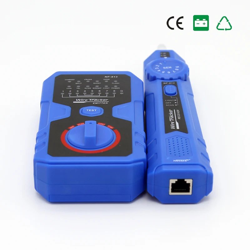 NOYAFA NF 813C Netwoek кабельный тестер для RJ45 и RJ11 BNC провода трекер|Сетевые инструменты| |