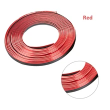 Dewtreetali 3M/Lot Car Interior Sticker Decoration Strip Chrome Air Conditioner Outlet Vent Grille Strips Stickers