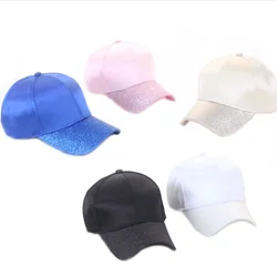 Adjustable Sequins Mesh Cap Girl Horsetail Snapback Outdoor Sports Kids Solid Baseball Cap Hat Sun Hat Adjustable Sequins Mesh Cap Girl Horsetail Snapback Outdoor Sports Kids Solid Baseball Cap Hat Sun Hat