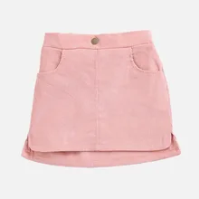 Babyinstar High Waist Button Skirt Solid Short Kids Skirt For Baby Autumn Children Summer A-line Skirt Trendy Children Clothing цена Babyinstar High Waist Button Skirt Solid Short Kids Skirt For Baby Autumn Children Summer A-line Skirt Trendy Children Clothing цены онлайн