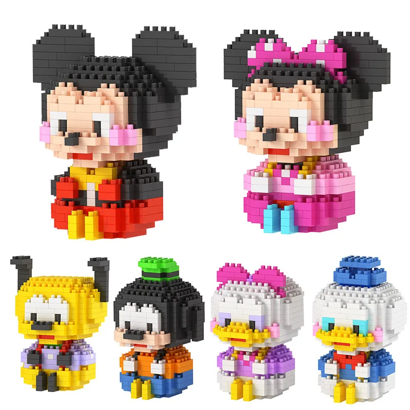 

Cartoon Figure Plastic Toy Diamond Small Particles Assembled Building Blocks 7031A-7036A