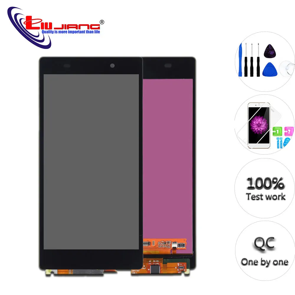 

Liujiang 5.2'' Screen For Sony Z2 L50W D6502 D6503 LCD Display Touch Screen Digitizer Assembly Replacement Repair parts
