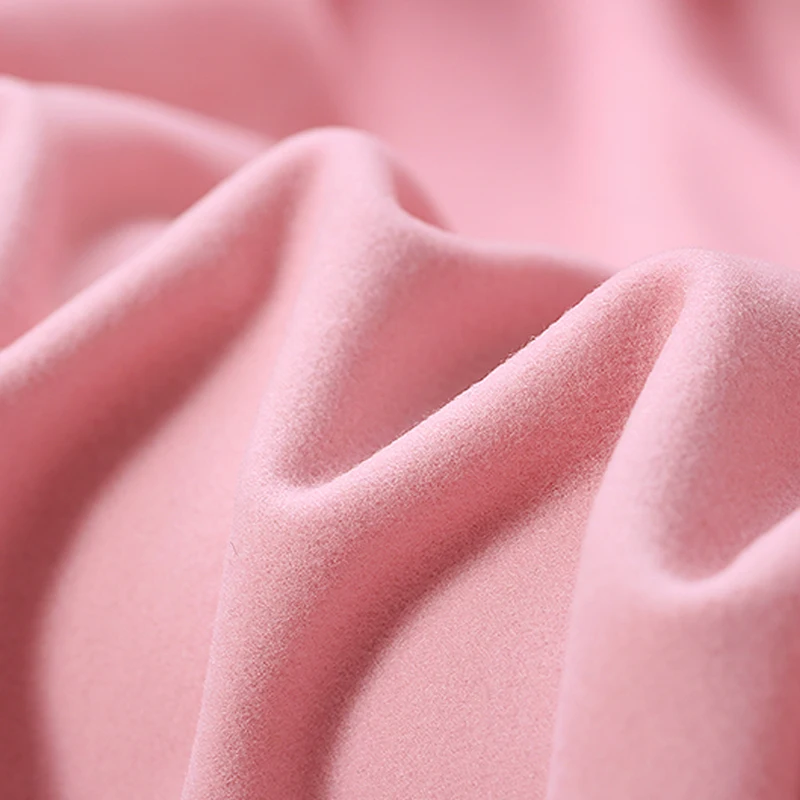 Early Cut Lamb Suede Fabric Winter Pink Thick Coat Cashmere Early Cut Lamb Suede Fabric Winter Pink Thick Coat Cashmere Comfortable Wool Whole Cloth In From Home Garden On