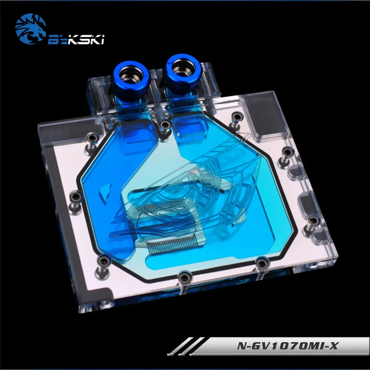 Bykski полный охват GPU водный блок для GIGABYTE GTX1070IXOC GTX1070mini видеокарта N-GV1070MI-X