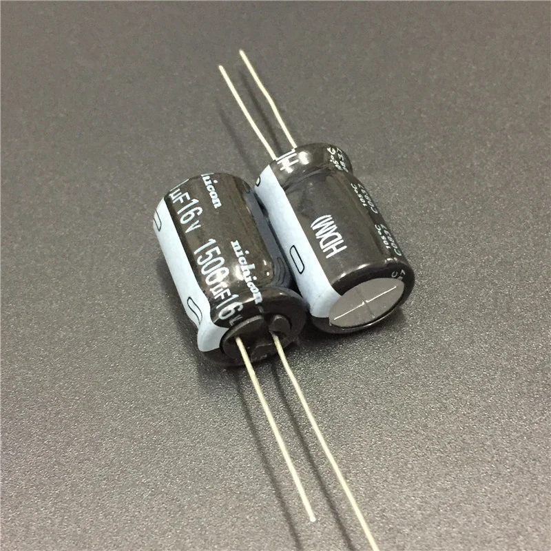 10 шт. 1500 мкФ 16В NICHICON HD серии 12 5x20 мм Супер Низкое сопротивление 16V1500uF алюминиевый