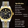 Drop Shipping TEVISE Brand Luxury Men Automatic Watch Man Tourbillon Mechanical Watches Movement Gold Clock Relogio Masculino ► Photo 2/6