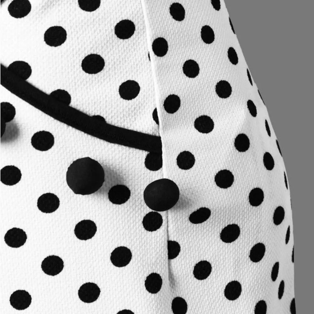 Новинка 401, модная Женская Сексуальная Повседневная облегающая юбка в горошек с рюшами, вечерние Облегающие юбки