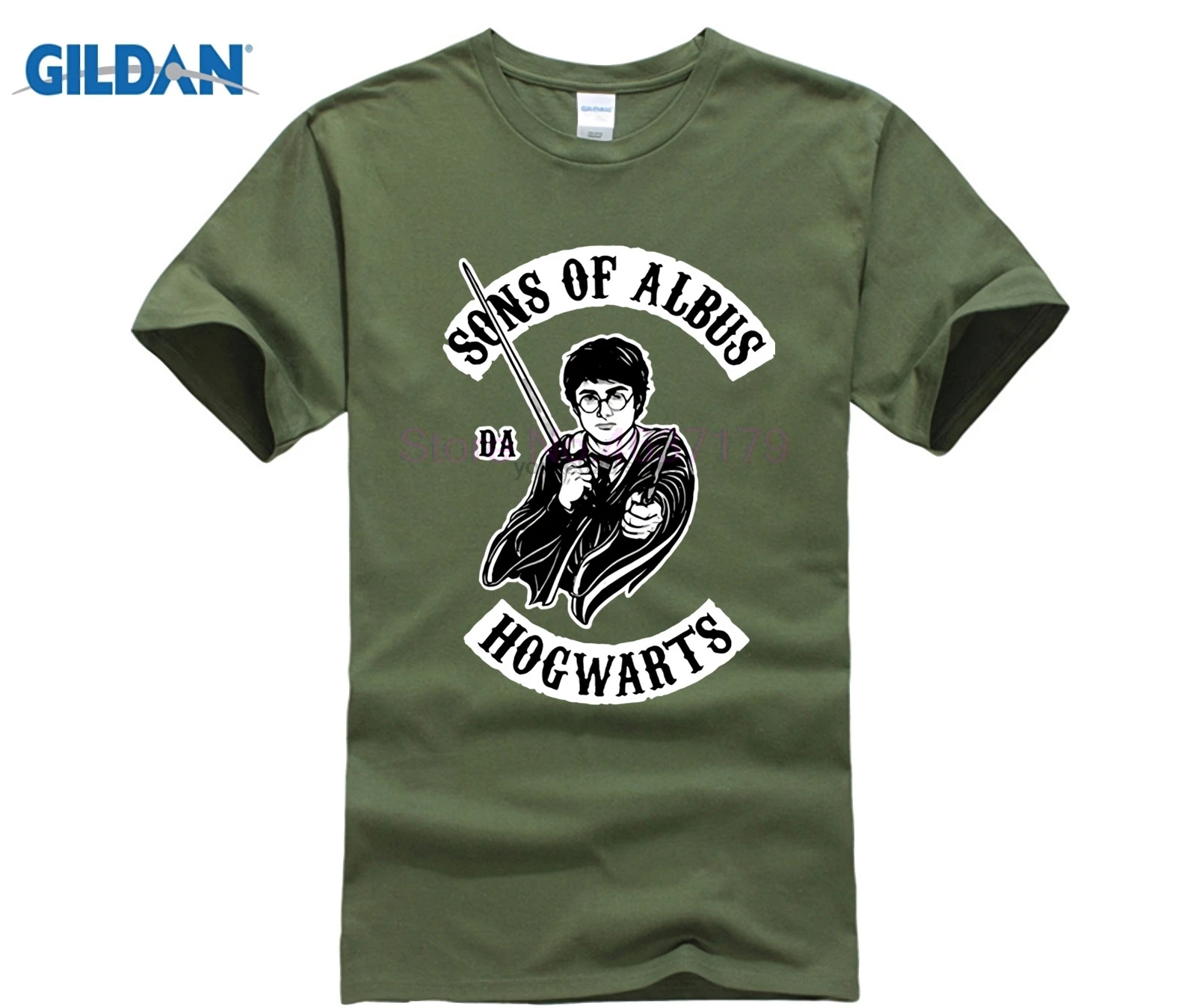 Забавная футболка Мужская с надписью SONS OF ALBUS DA HOGWARTS повседневные топы Гарри